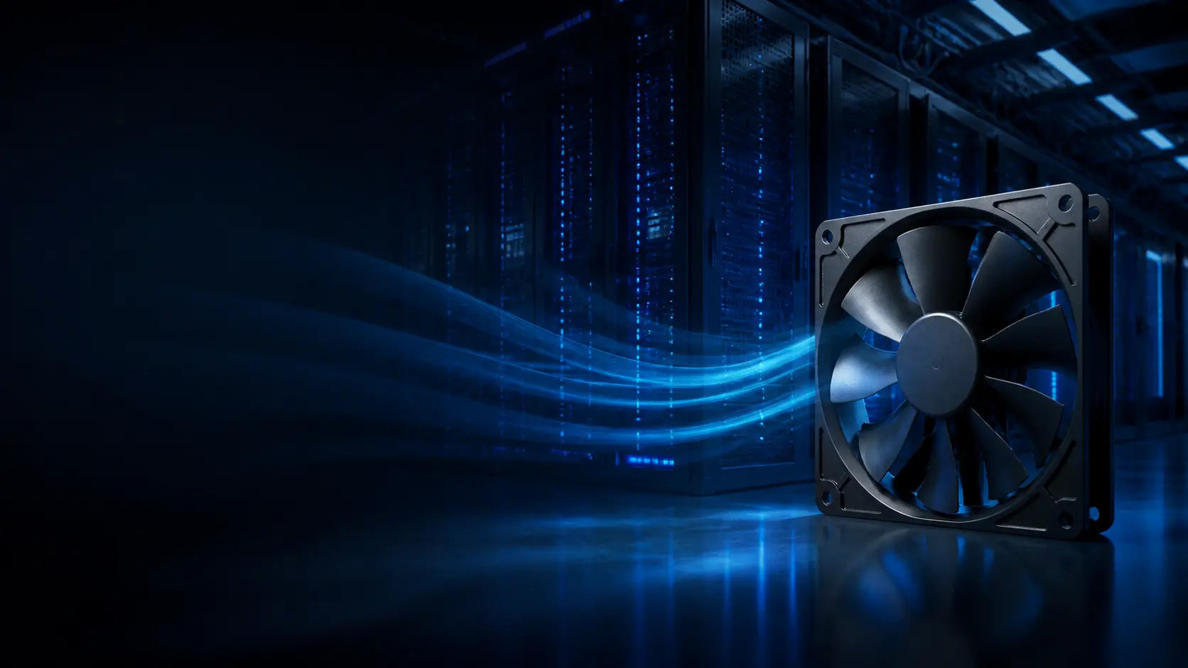 AI data center cooling application