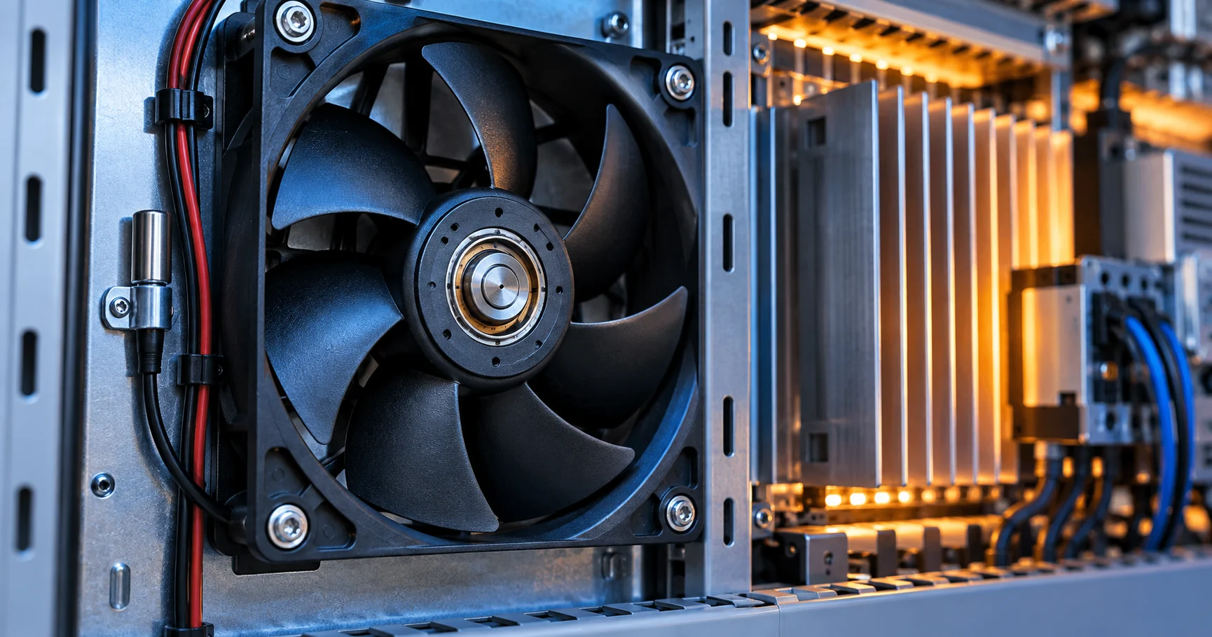 Cooling fan bearing and maintenance review for industrial equipment