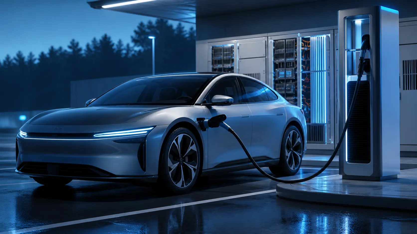 Electric vehicle charging equipment in an outdoor environment