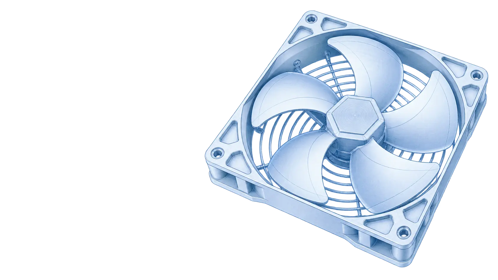 Cooling fan engineering concept drawing